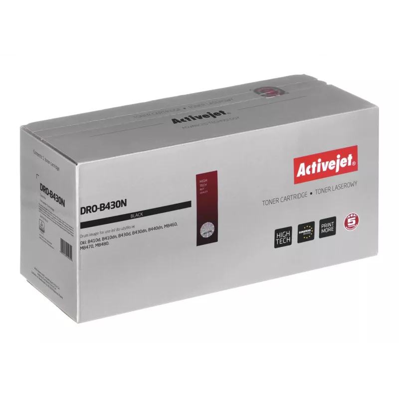 Activejet DRO-B430N trummel (asendus OKI 43979002; Supreme; 25000 lehekülge, must)