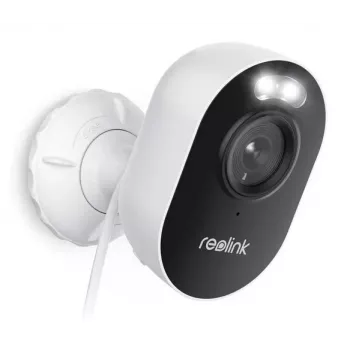 IP turvakaamera Reolink Lumus E450 — 8MP (3840×2160), Wi‑Fi, integreeritud prožektor, PoE valik, 2,8 mm objektiiv, microSD kuni 512 GB, IP65