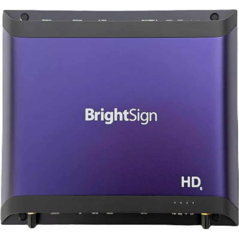 Digitaalse infotahvli mängija BrightSign HD226 — kompaktne 1080p meediamängija infotahvlitele