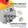 Qoltec 52611 DC isolaator lukustusfunktsiooniga | Pealüliti | 1200V | 32A | 8kV | 4P