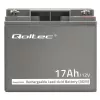 Qoltec 53046 AGM aku 12 V 17 Ah, maks. 255 A