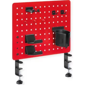 VALUE Pegboard f.Gamer Clamp Mount Punane (17.99.0099)