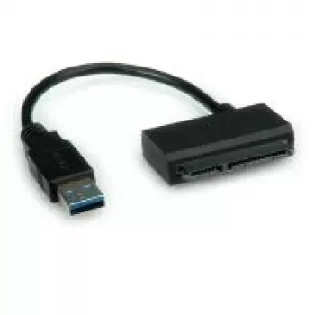 ROLINE USB 3.0 to SATA Adapter - Storage Controller - 6.4 cm, 8.9 cm (2.5, 3.5) - SATA 6Gb/s - 600 MBps - USB 3.0 - Must (12.02.1043)