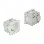 Toitepistikupesa DELOCK 81320 CEE 7/3 3P+N+PE 250V 16A Valge ABS 45×45×43 mm