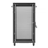 19-tolline riiulikapp LANBERG FF01-6022-23B, 22U, 600×1000 mm, must, perforeeritud uksed