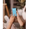 Ilmajaam BLAUPUNKT WS35BK APP — LCD-ekraan, temperatuur ja niiskus, äratus, kalender, rakenduse ühenduvus, 94×94×27 mm