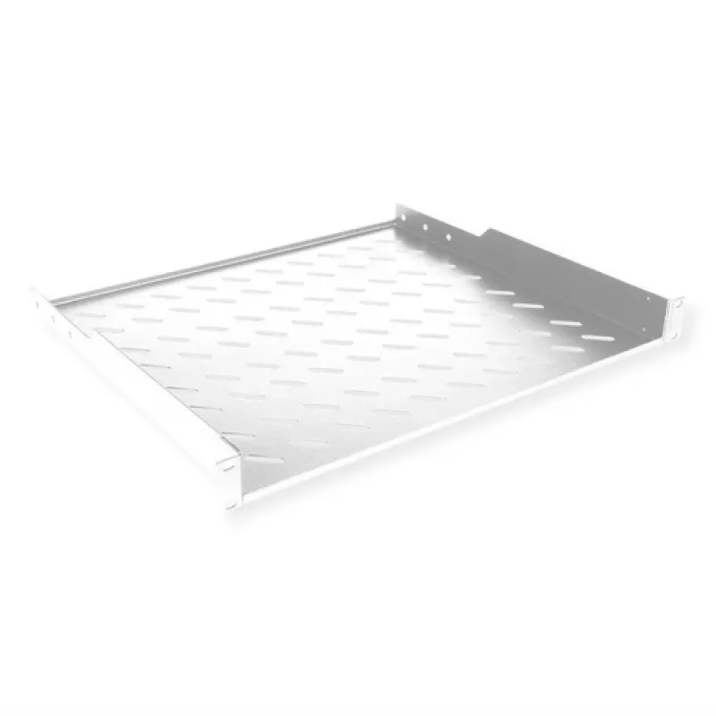 Rack shelf ROLINE 19-tolline 1 U 400 T hall 15kg kandevõime