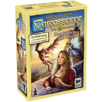 Carcassonne - Printsess ja draakon, lauamäng 3. laiendus
