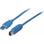 USB Type A–B kaabel ShiverPeaks 3.0 (mudel 77030) — andme- ja seadmeühendus