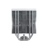 CPU õhkjahuti Montech NX400, 120 mm ventilaatorid, Valge, mõõdud 156×74×120 mm, TDP 270 W