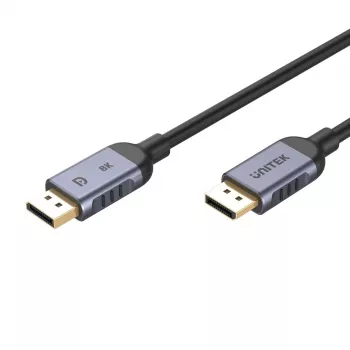 UNITEK C1628GY01-1M DisplayPort-kaabel must, hall