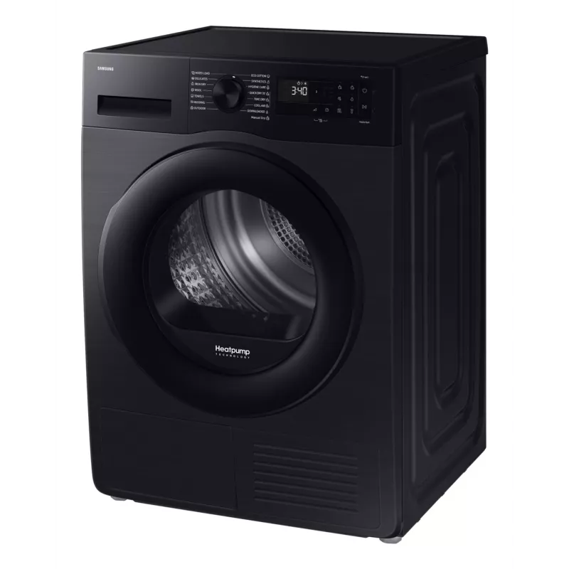 Samsung kuivati DV90DG52A0ABLE, must, SpaceMax, Higiene care, 9kg, A+++, soojuspump, Must