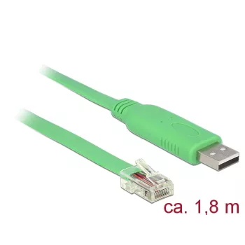 USB-kaabel DeLOCK 62960 USB A roheline