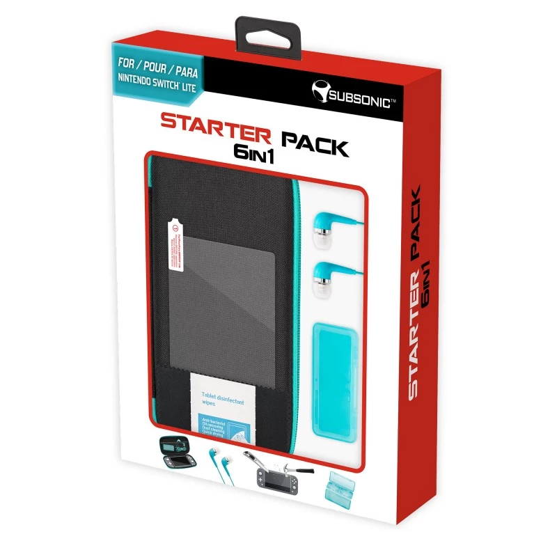 Subsonic alguspakett 6-in-1 Nintendo Switch Lite'ile