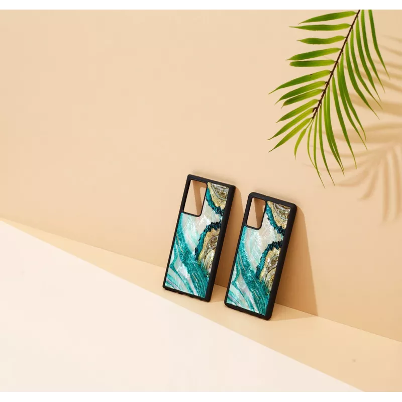 Kaitseümbris iKins Samsung Galaxy Note 20 jaoks — Aqua Agate disain