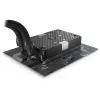 Veeblokk Alphacool 13498 atsetaalvask must hõbedane 75.5x118.5x20.5mm