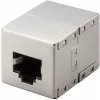 Wentronic Goobay CAT 5e RJ45 pistik/ühendusmuhv – kuni 100 MHz võrkudele, varjestatud (15027)