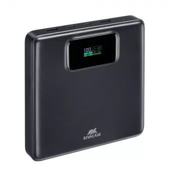 Akupank Rivacase VA1091 — 25800 mAh, koguväljundvõimsus 100 W, USB-pordid