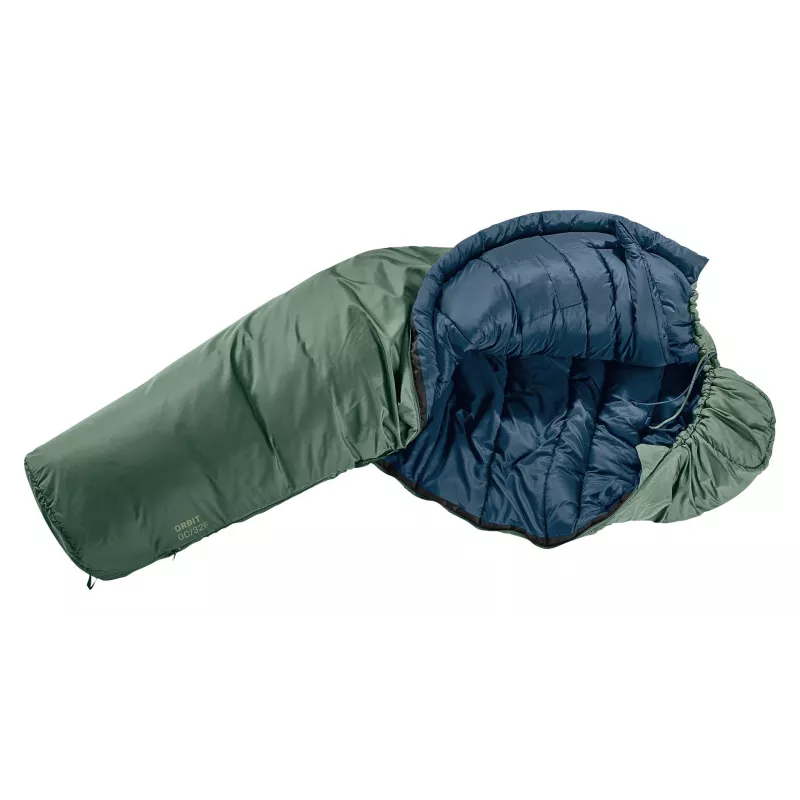 Magamiskott DEUTER Orbit -5C/23F Täiskasvanute matkamine, 2080×750×500 mm, sünteetiline, roheline