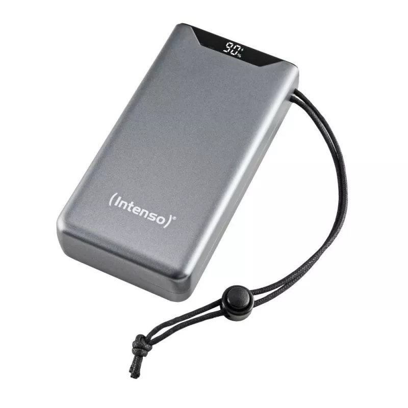 Akupank INTENSO 7332054 — 20000 mAh, PD 3.0 ja QC 3.0, 20 W, USB-A + USB-C, hall