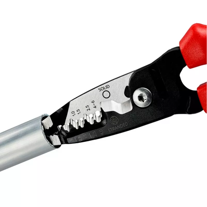 Knipex 13 72 200 ME kaablieemaldaja Must, Sinine, Punane, Roostevaba teras