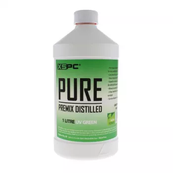 Jahutusvedelik XSPC Pure Coolant 1 L, roheline UV-reaktiivne, arvuti vedelikjahutussüsteemidele