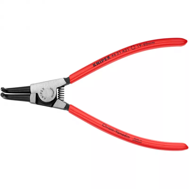 Knipex kinnitusrõnga tangid, komplekt 4 tk rullitavas kotis 19-60mm