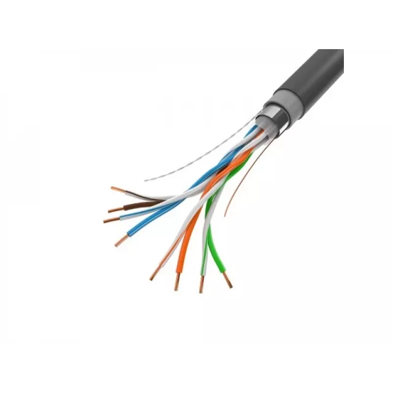LANBERG võrgukaabel Cat5e LCF5-21CU-0305-BK, F/UTP vask, 305 m, 24 AWG, PE mantel, must