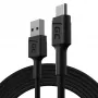 USB-kaabel roheline Cell KABGC19 USB 2.0 2m USB A USB C Must