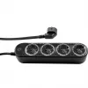 Pistikupesariba Shelly Plug & Play PS4 Gen4 — 4 pistikupesa, 12A pesa kohta