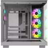 Arvutikorpus Thermaltake View 380 XL WS ARGB Snow Valge — Midi Tower, ATX tugi, aknaga