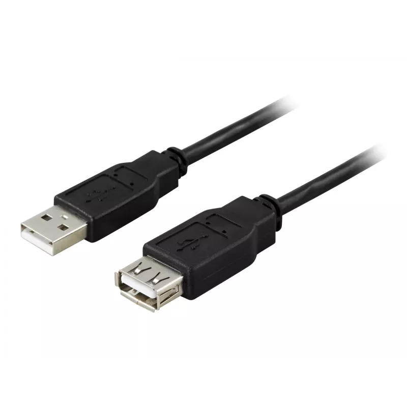 USB-pikenduskaabel GOOBAY 93600 — USB A USB A-le, USB 2.0, 3 m, must
