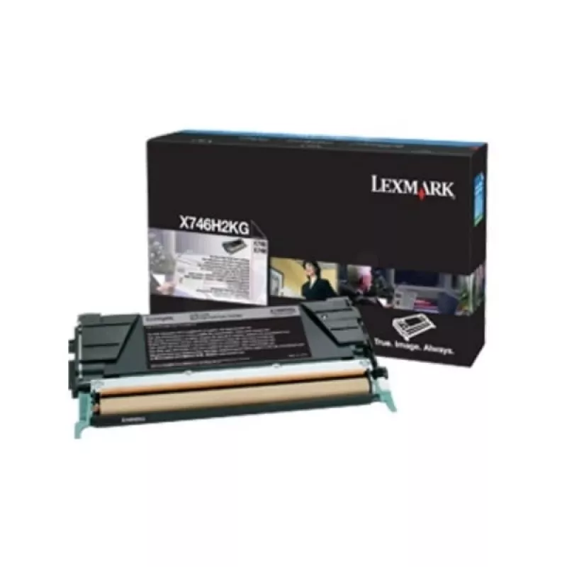Lexmark - Hohe Ergiebigkeit - Schwarz - original - Tonerpatrone - für Lexmark X746de, X748de, X748dte (X746H3KG)