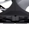 120mm PHANTEKS M25 Gen2 PWM D-RGB korpuse ventilaator, must, 3 kontaktiga