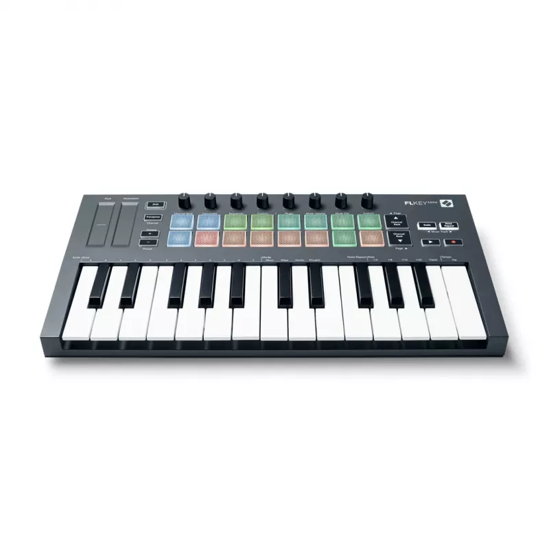 Novation FLKEY Mini - FL Studio tarkvarale pühendatud MIDI-klaviatuur, 25 klahvi.