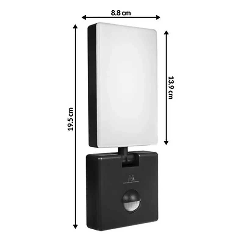 LED prožektor MACLEAN MCE516 10W PIR liikumisanduriga, 800 lm