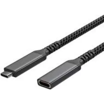 USB-C pikenduskaabel USB-C > USB-C pesa 3.2 PD tekstiil 0,5 m (FL31-74003)