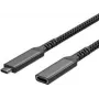 USB-C pikenduskaabel USB-C > USB-C pesa 3.2 PD tekstiil 0,5 m (FL31-74003)