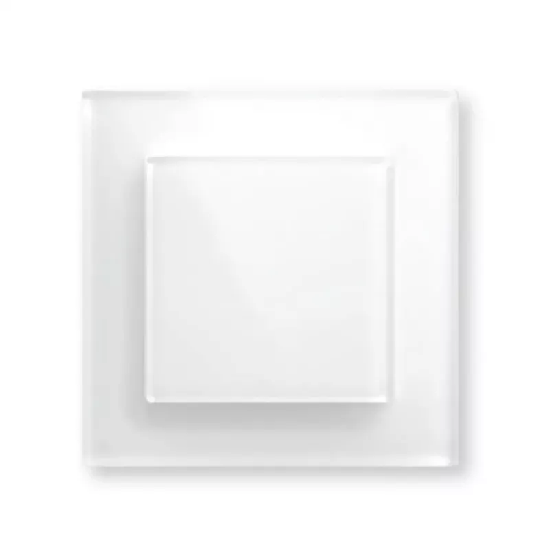 Smart-klaasnupp HomeMatic Homematic IP klaasnupp, 230 V, 868 MHz, valge, 54,5×54,5×29 mm