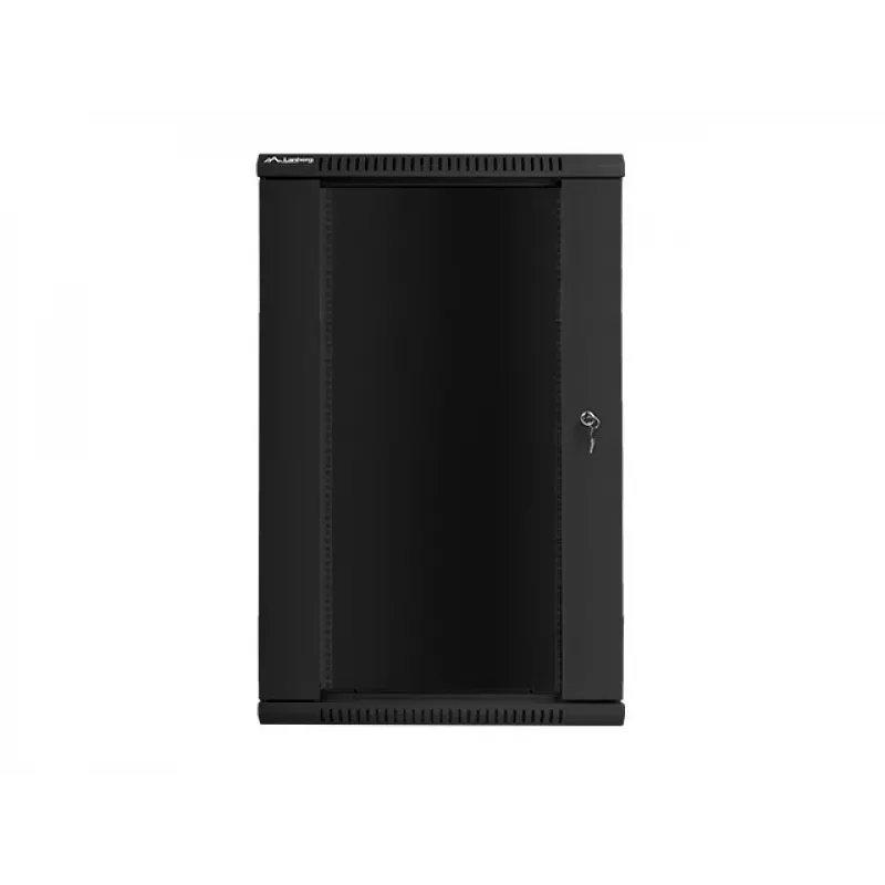 Lanberg seinale paigaldatav paigalduskapp 19 inch 22U 600x600mm must (klaasuks)