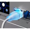 Võrguparanduskaabel UBIQUITI UACC-Cable-Patch-EL Cat6 RJ-45 2.5GbE PoE++ 0,15 m poolläbipaistev valge (24 tk)