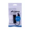 Võrguliidese kaart LANBERG NC-0100-01 USB 10 Gbit/s, hot-swap, kaabel 0,15 m, must