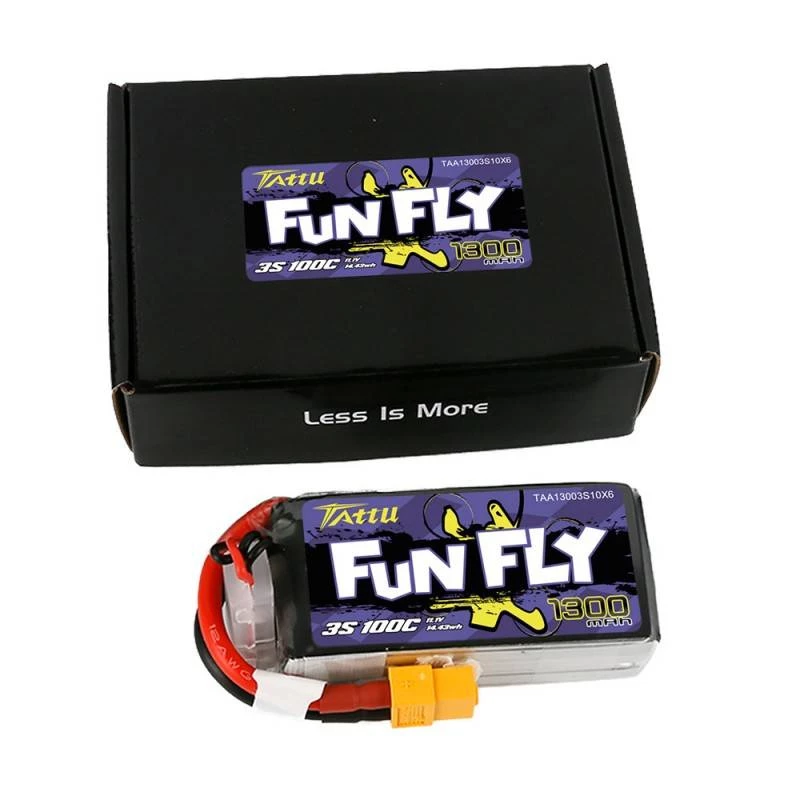 Aku Tattu Funfly 1300mAh 11,1V 100C 3S1P