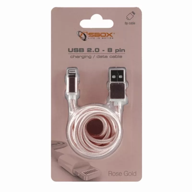 Sbox USB 2.0 8 Pin IPH7-RG roosakuldne
