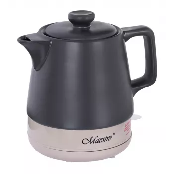 Elektriline veekeetja Maestro MR-071-Must 1 L, keraamiline, 1200 W, peidetud küttekehaga, 360° alus