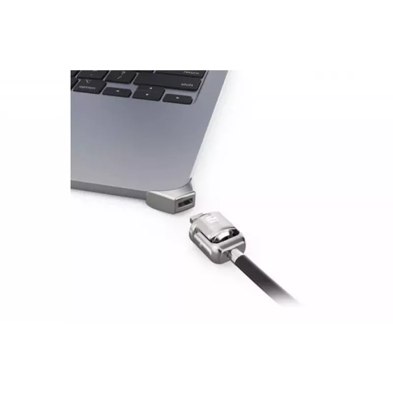Compulocks Ledge MacBook Air 13-tolliste M2 ja M3 mudelite jaoks, hõbedane sülearvutilukk