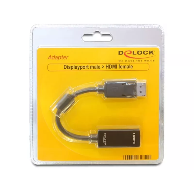 Video kaabliadapter DeLOCK 61849 0.125m DisplayPort to HDMI