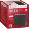 DEFENDER SPK-240 juhtmega lauakõlarid, 2.0, 6 W RMS, USB-toitega, 3,5 mm, must