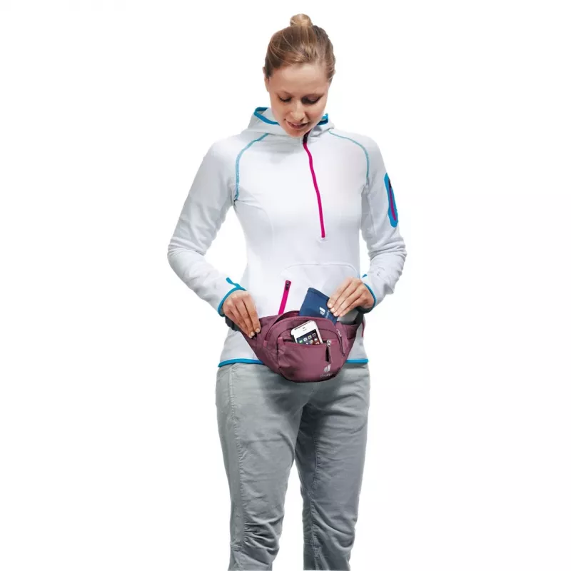 Vöökott DEUTER Belt I — Polüamiid Ripstop, 1,5 L, 230×70 mm, punane
