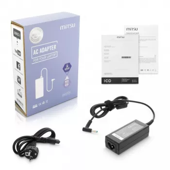 Toiteplokk MITSU 5ZM028 19,5V 2,31A 4,5x3,0 mm otsikuga